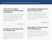 Tablet Screenshot of chronicpaindisorders.com
